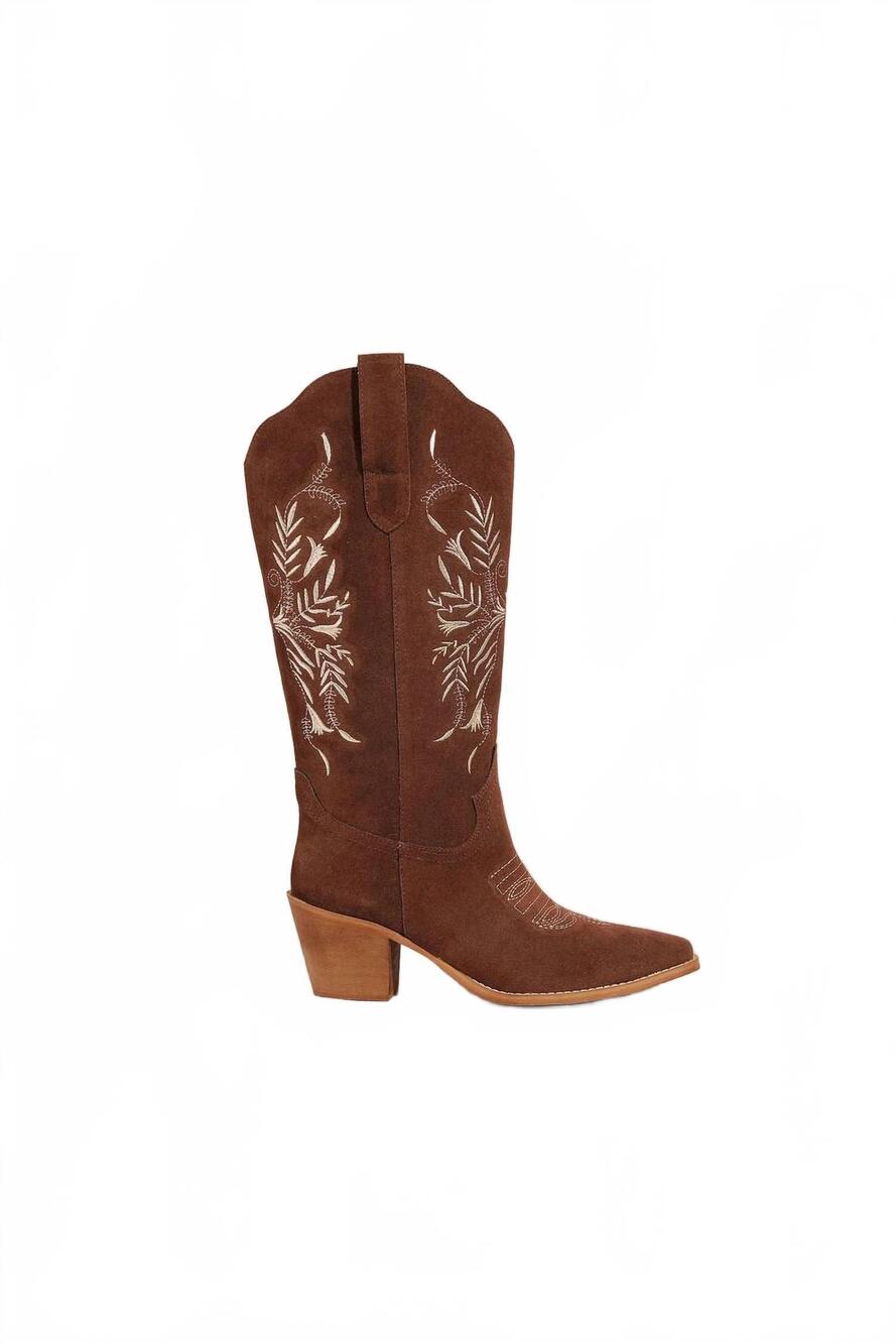 NEW MIIM women's flora western boot in brown